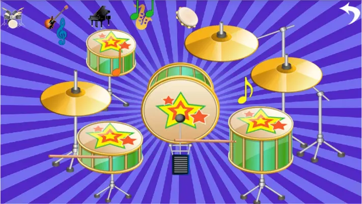 Kids Music Instruments Sounds android App screenshot 2