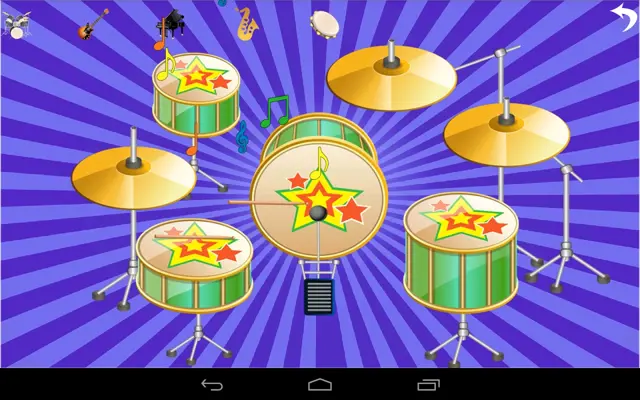 Kids Music Instruments Sounds android App screenshot 7